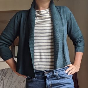 89th and Madison Green Cardigan